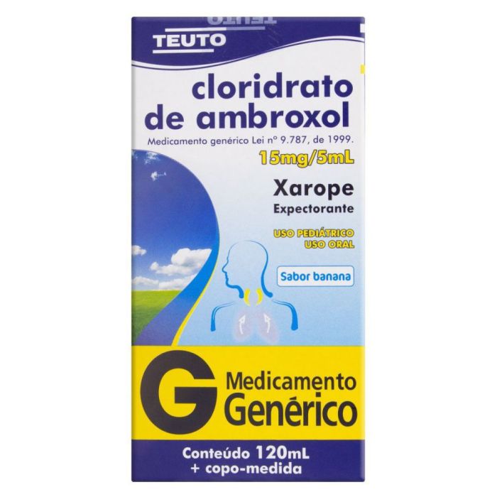 Cloridrato de Ambroxol 3mg/ml Teuto Genérico Xarope Infantil