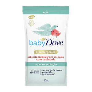 Sabonete Baby Dove Hidratação Sensível Refil Líquido 180mL