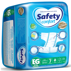 Fralda Adulto Safety Confort Eg Com 07 Un