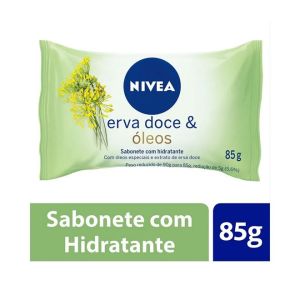 Sabonete Hidratante Nivea Erva Doce e Óleos Barra 85G
